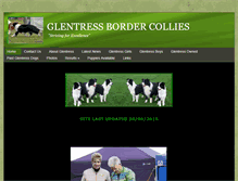 Tablet Screenshot of glentresskennels.com